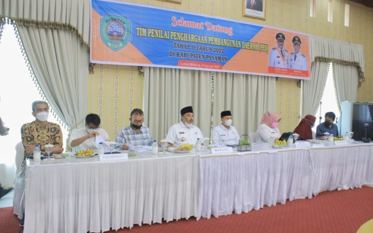 Tim Penilai PPD Provinsi Sumatera Barat, saat melakukan verifikasi faktual dan penilaian lapangan di Kabupaten Pasaman