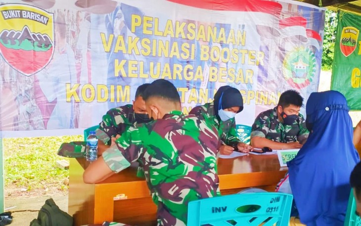 Vaksinasi Booster Kodim 0315/Tanjungpinang