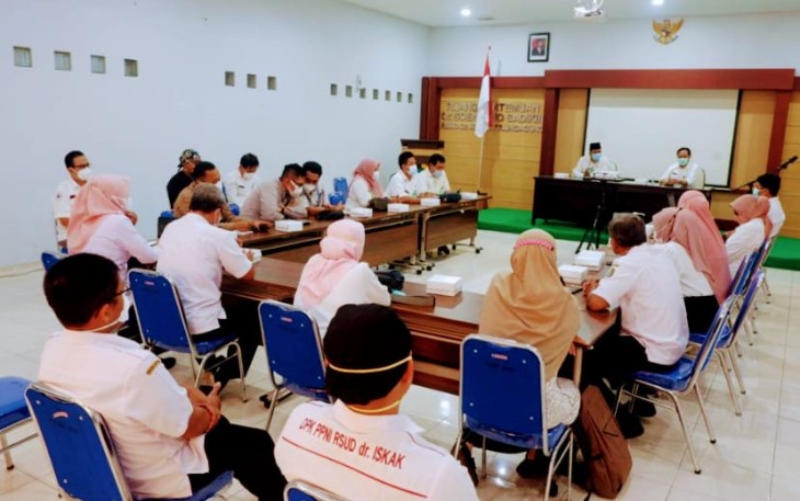 Studi tiru rombongan RSUD dr. Mohammad Zyn Sampang, di RSUD dr. Iskak Tulungagung