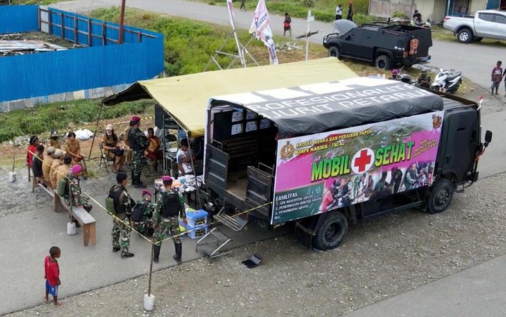 TNI AL peduli kesehatan warga Nduga Papua 