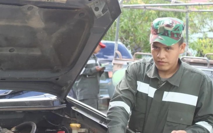 Kodim 1015/Sampit Terima Tim Asnik Denpal XII/2 Palangkaraya