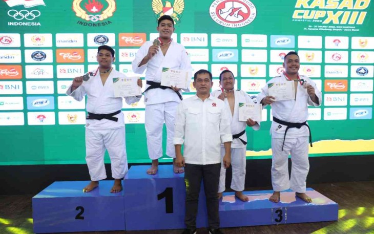 Kejurnas Judo Kasad Cup XIII 2022 Ditutup, Pengprov DKI Juara Umum