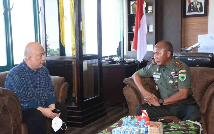 Pangdam XVIII/Kasuari Terima Pengurus Yayasan Indonesia Sejahtera Barokah