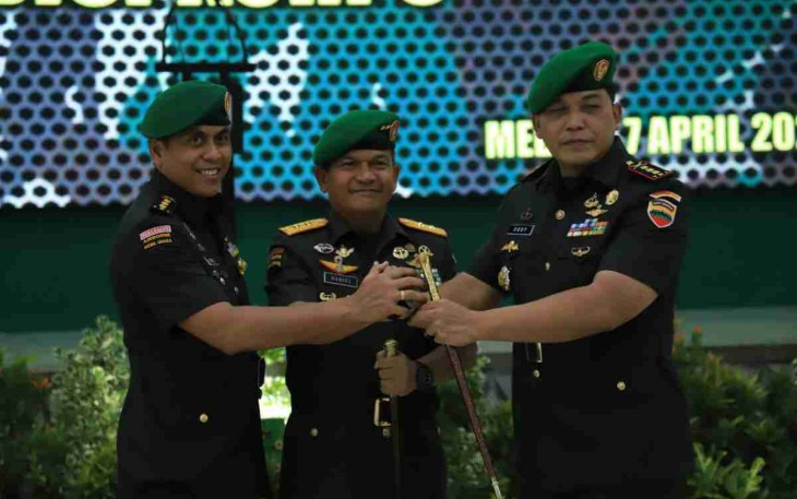 Pangdam I/BB Pimpin Sertijab Danrem 023/Kawal Samudera