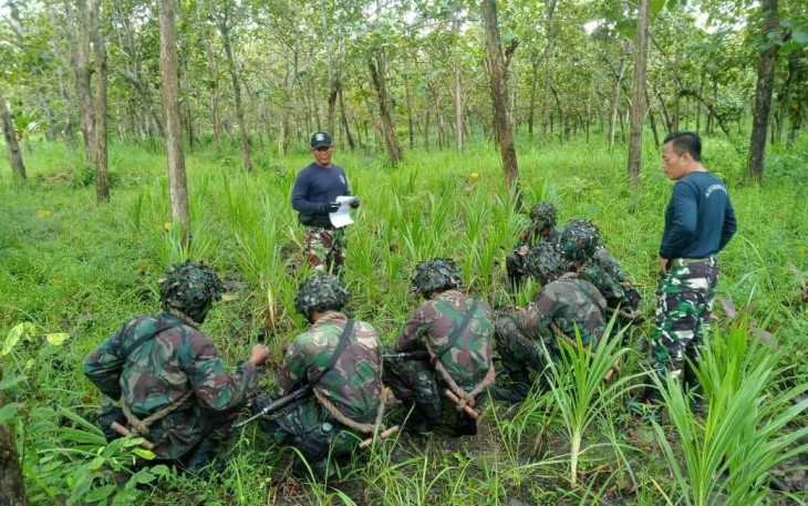 Dankodikmar Tinjau Langsung Lattek Siswa Diktaifib Angkatan XLVIII 