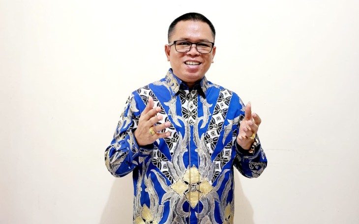 Ketua Umum Himpunan Penambang Kuarsa Indonesia, Ady Indra Pawennari