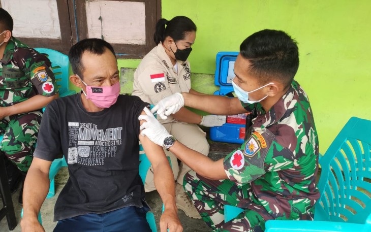 Tanpa Kenal Lelah, Koarmada III Gencarkan Serbuan Vaksinasi Covid-19 Mandiri Harian