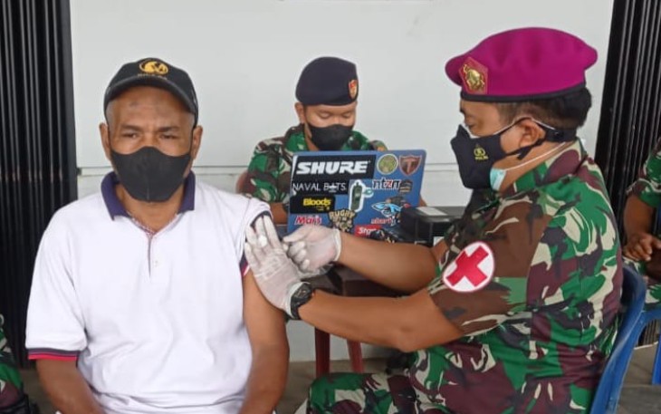 Koarmada III Tetap Laksanakan Serbuan Vaksinasi Mandiri Saat Bulan Puasa