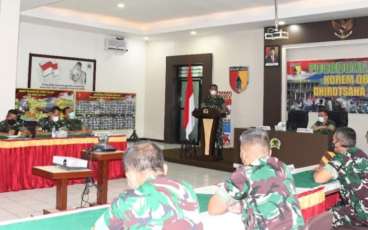 Korem 081/DSJ Terima Tim Verifikasi