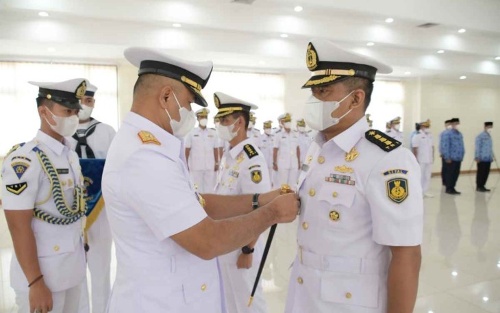 Wadan STTAL Surabaya resmi berganti. Rabu (27/4/2022)