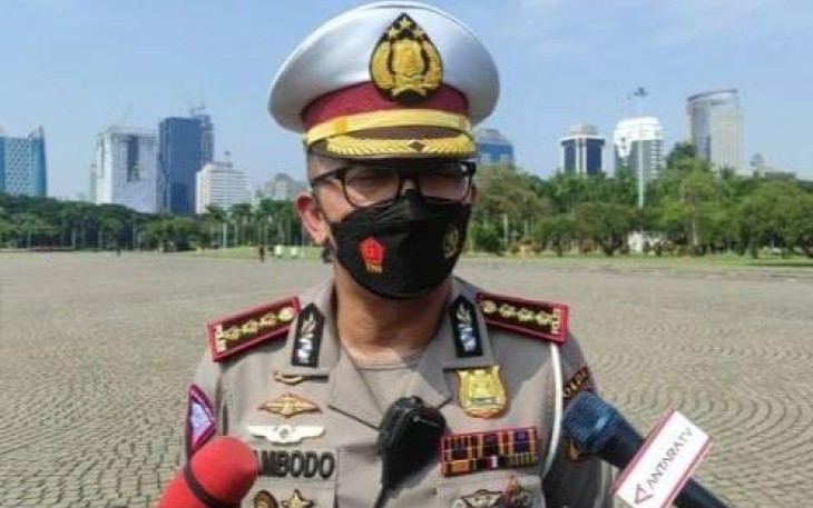 Dirlantas PMJ siagakan personil di lokasi wisata. Senin (02/03/2022)