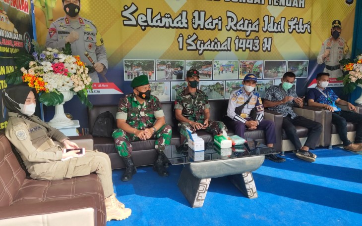 Sejumlah personel siaga amankan mudik lebaran