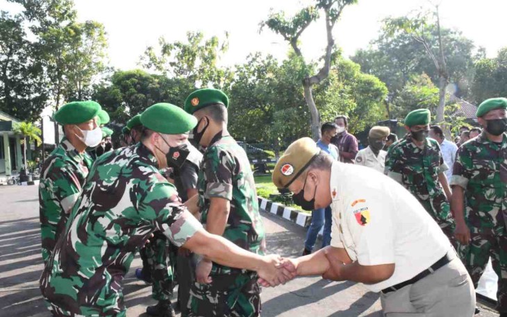 Dandim Ponorogo halalbihalal bersama seluruh prajurit dan ASN. Selasa (10/05/2022)