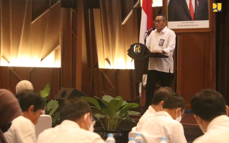 Kepala BPSDM Kementerian PUPR sosialisasikan PERMENPANRB no 6 tahun 2022 di Jakarta. Kamis (12/05/2022)