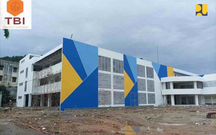 Pasar Sibolga Nauli siap beroperasi bulan Juni 2022. Selasa (17/05/2022)