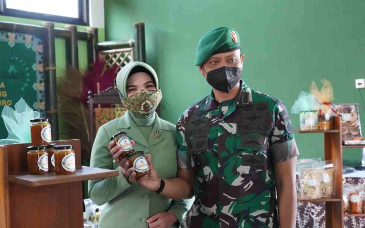 Bangga dengan hasil karya anggota Persit Kodim Pemalang. Rabu (18/05/2022)