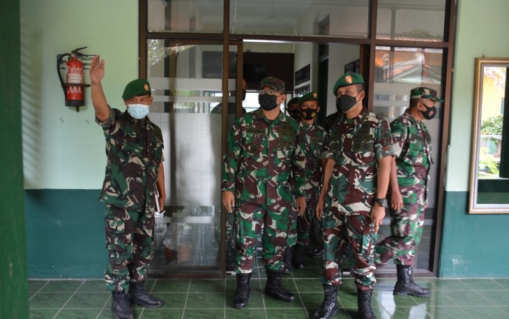 Arahan Danrem 073/Mkt kepada personel DKT Salatiga