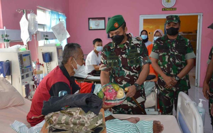 Danrem kunjungi pasien mantan anggota Penrem di RST dr. Asmir Salatiga 