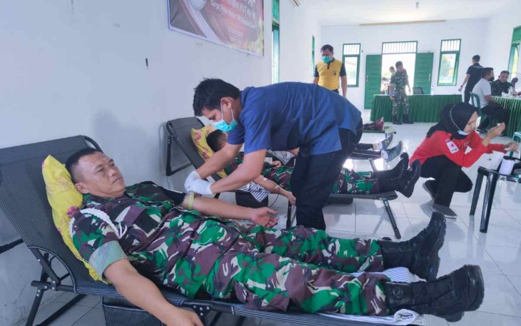 Donor darah Denpom 1/2 Sibolga