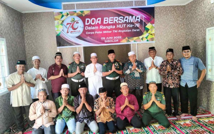 Doa bersama Denpom 1/2 Sibolga