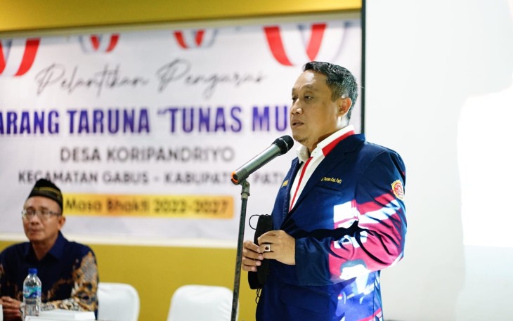 Wabup Safin melantik pengurus Karang Taruna Tunas Muda