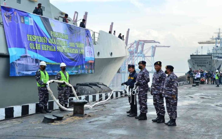 Kasal melepas Ekspedisi Jala Citra-2 tahun 2022 Banda