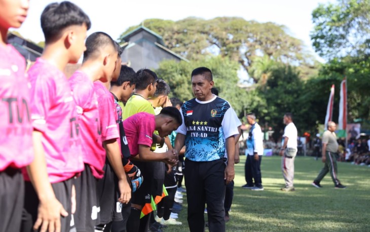 Pembukaan liga santri di wilayah Kodam XIV/Hasanuddin