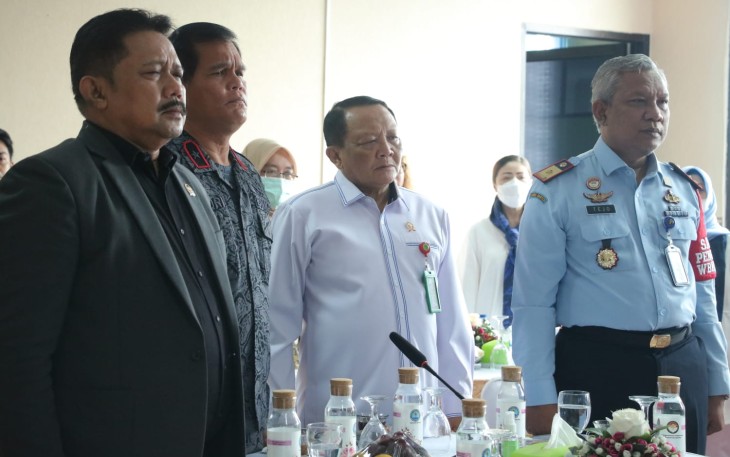 Kanwil Kemenkumham Banten saat Peringati HANI 2022 Secara Virtual