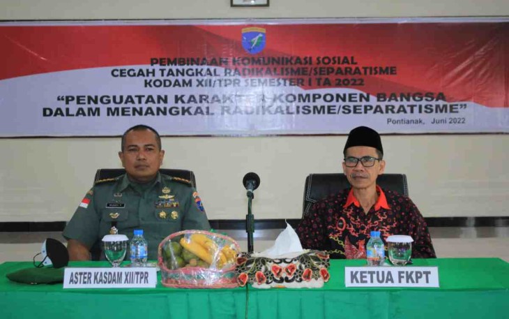 Binkomsos cegah radikalisme dan sparatis di wilayah Kodam XII