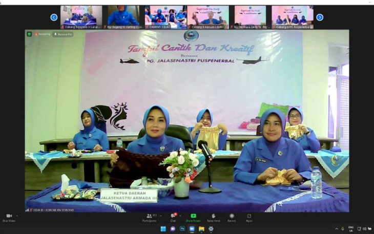 Berbagi Ilmu Tanpa Mengenal Jarak Secara Virtual di Koarmada III 