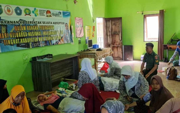 Pelaksanaan program KB di wilayah binaan