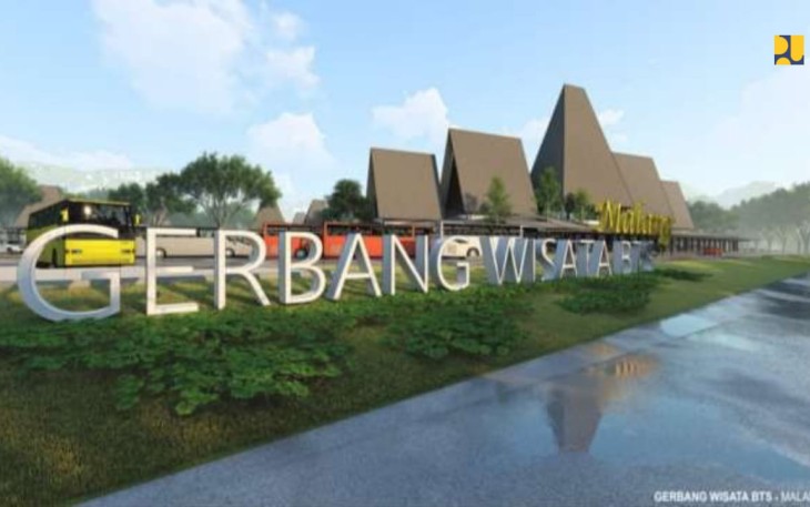 Ilustrasi gerbang KSPN Bromo-Tengger-Semeru