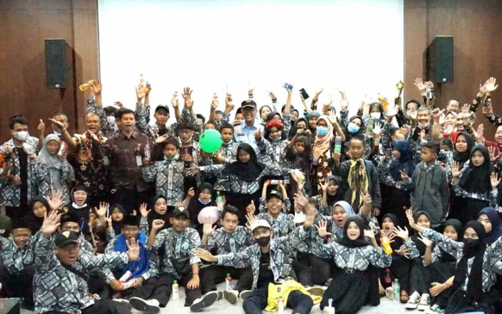 Anak-anak balai RSPA saat berkunjung di Muspusdirla Yogyakarta 