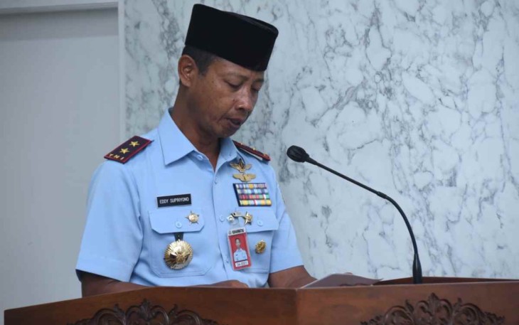 Dankoharmatau saat memberikan sambutan 