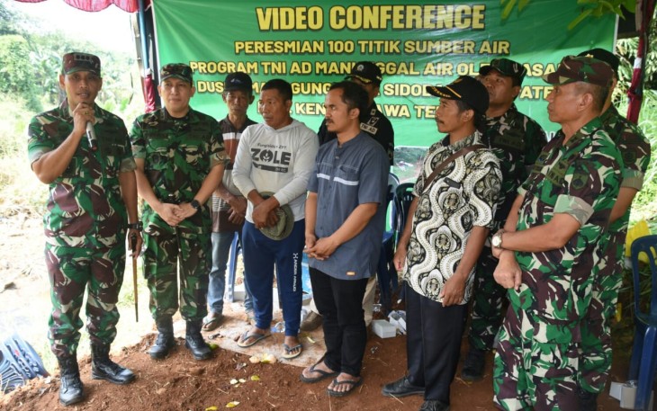 Program TNI AD Manunggal Air Bersih Korem 073/Mkt