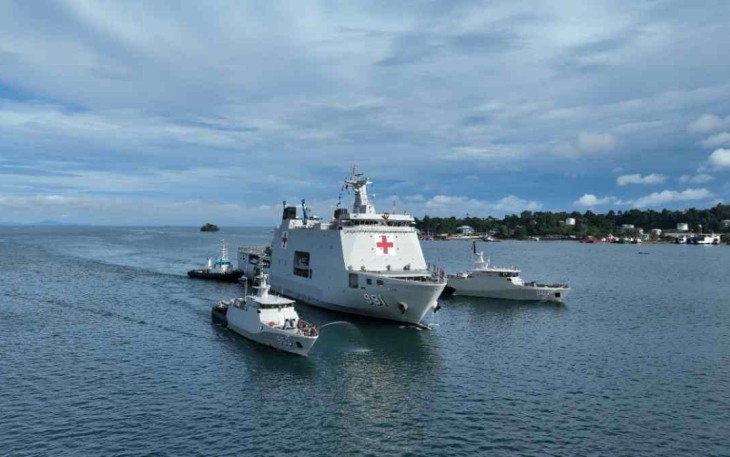 KRI dr Wahidin Sudirohusodo-991 jajaran alutsista Koarmada III 