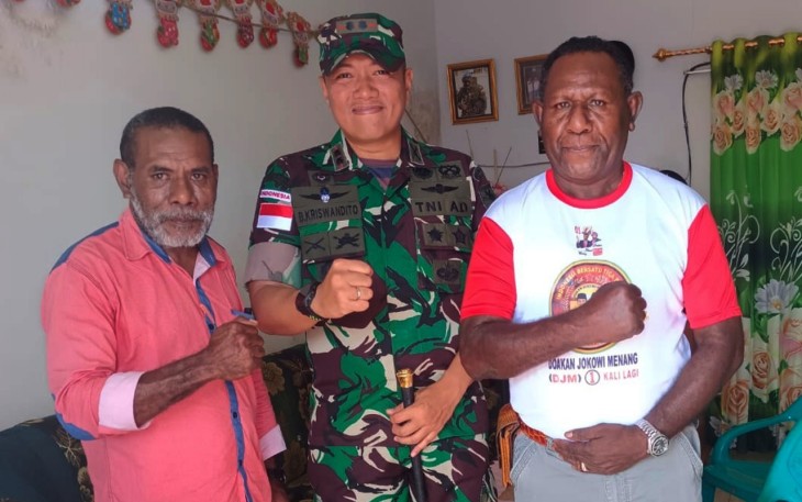 Kunjungan Dandim Merauke ke Ketua LMA Merauke