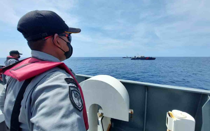 Patroli bareng Bakamla RI dengan Australian Border Force Cutter 