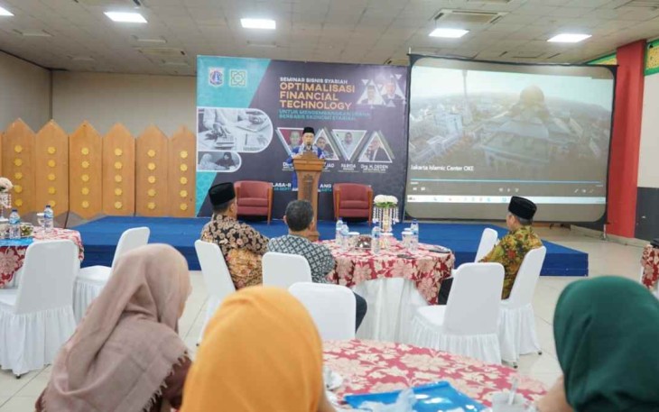 Seminar bisnis syariah di Jakarta Islamic Center, Selasa (27/9)