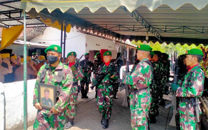 Pemakaman militer veteran RI