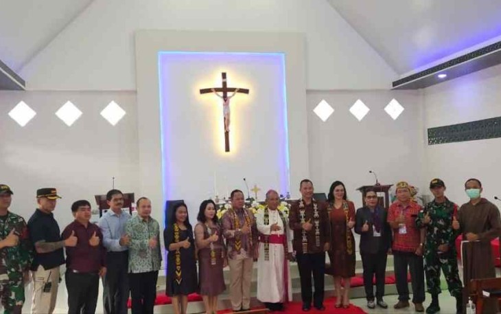 Peresmian Gereja Katolik Santo Rafael Stasi