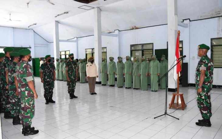 Kenaikan pangkat prajurit Kodim 0802/Ponorogo 
