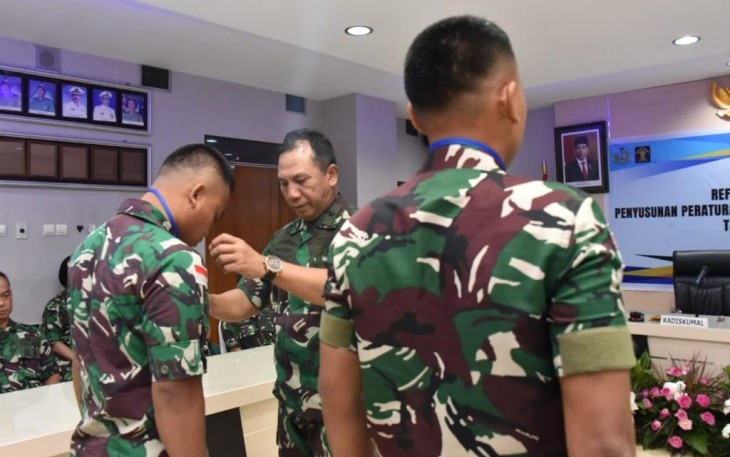Pembekalan prajurit hukum TNI-AL 