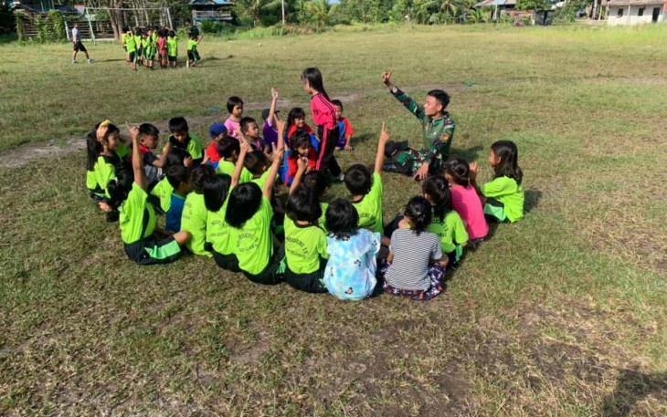 Outdoor learning education di perbatasan 