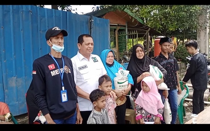 Zamzani bersama Ikhwan Lubis saat acara KSJ