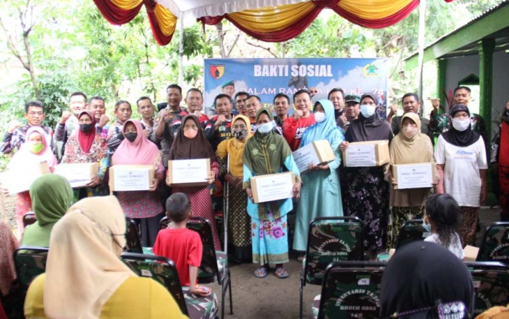 Baksos rehab rumah wilayah Kodim 0803/Madiun