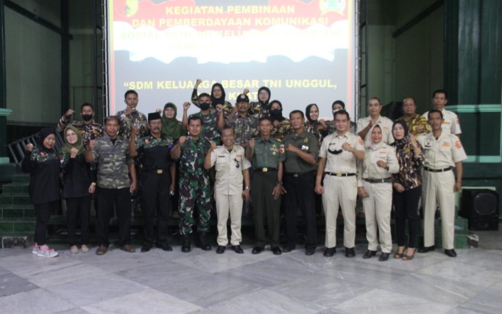 Komsos keluarga besar TNI di Kodim 0803/Madiun