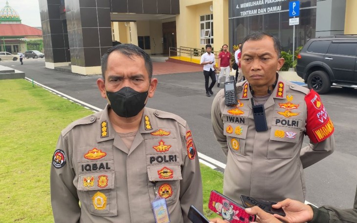 Kabid Humas Polda Jateng Kombes Pol Iqbal Alqudusy saat memberikan keterangan pers 