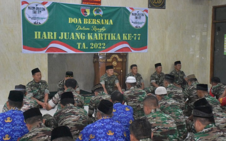 Doa Bersama Prajurit Kodim Madiun 
