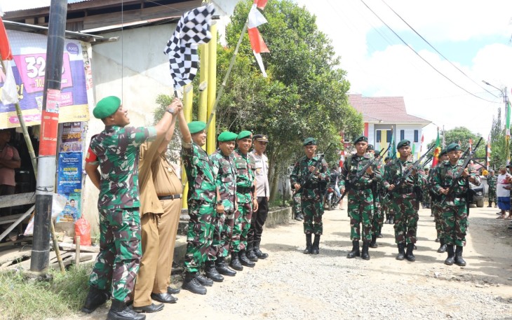 Pelepasan etape  ke 4 Peleton Yudha Wastu Pramuka Jaya